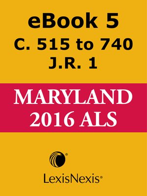 cover image of Maryland Advance Legislative Service